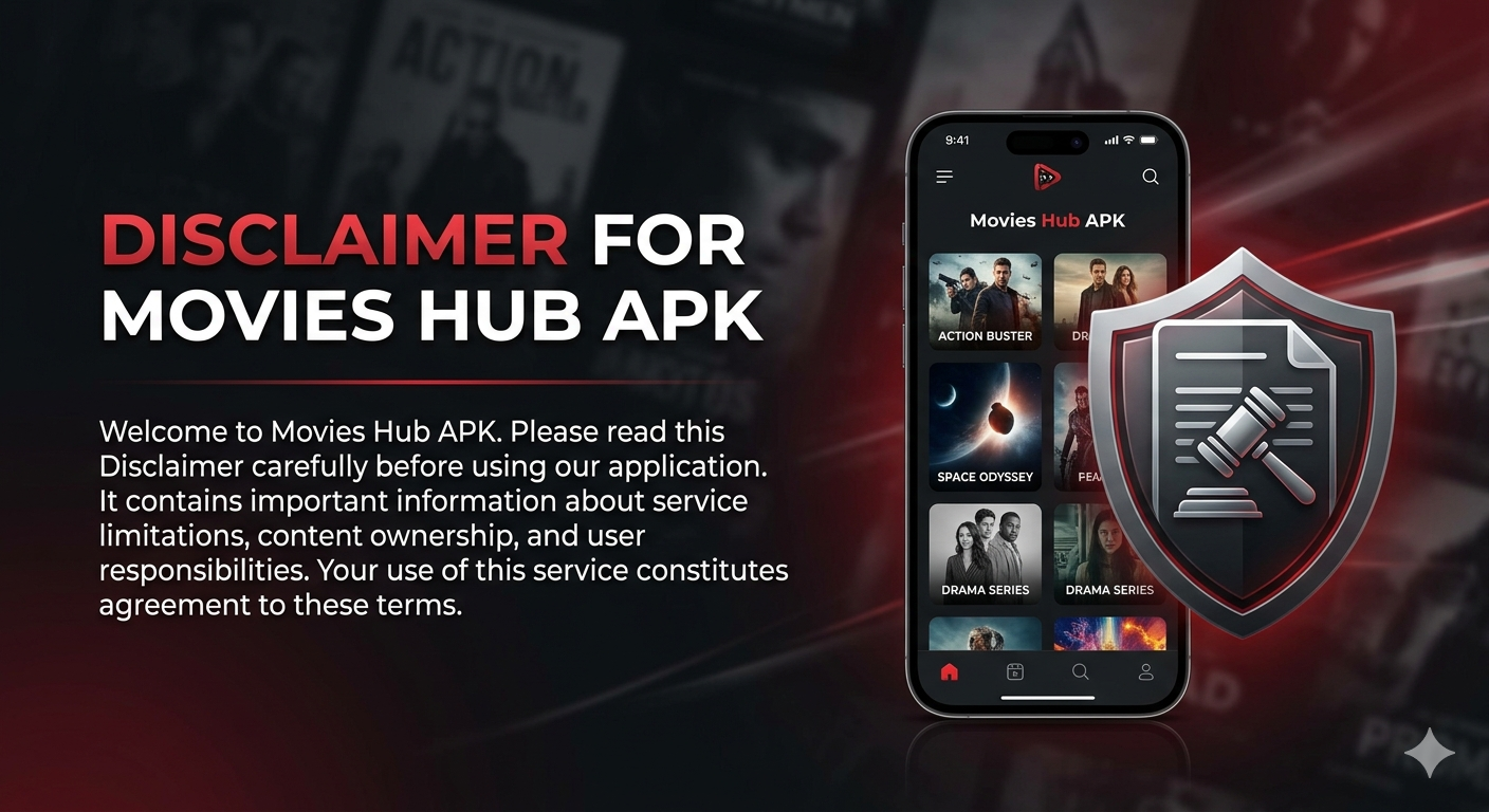 Disclaimer for Movies Hub APK
