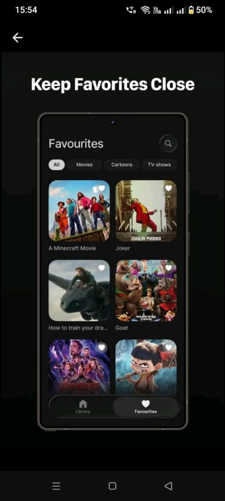 Movies Hub APK movies Screenshot
